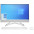 Персональний комп'ютер-моноблок HP All-in-One 23.8FHD/Intel i3-10100T/8/128F+1000/NVD330-2/kbm/DOS/Silver-0-зображення