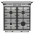 Комбінована плита Gorenje K 634 XF (RM6A3E-FPG4B)-2-зображення